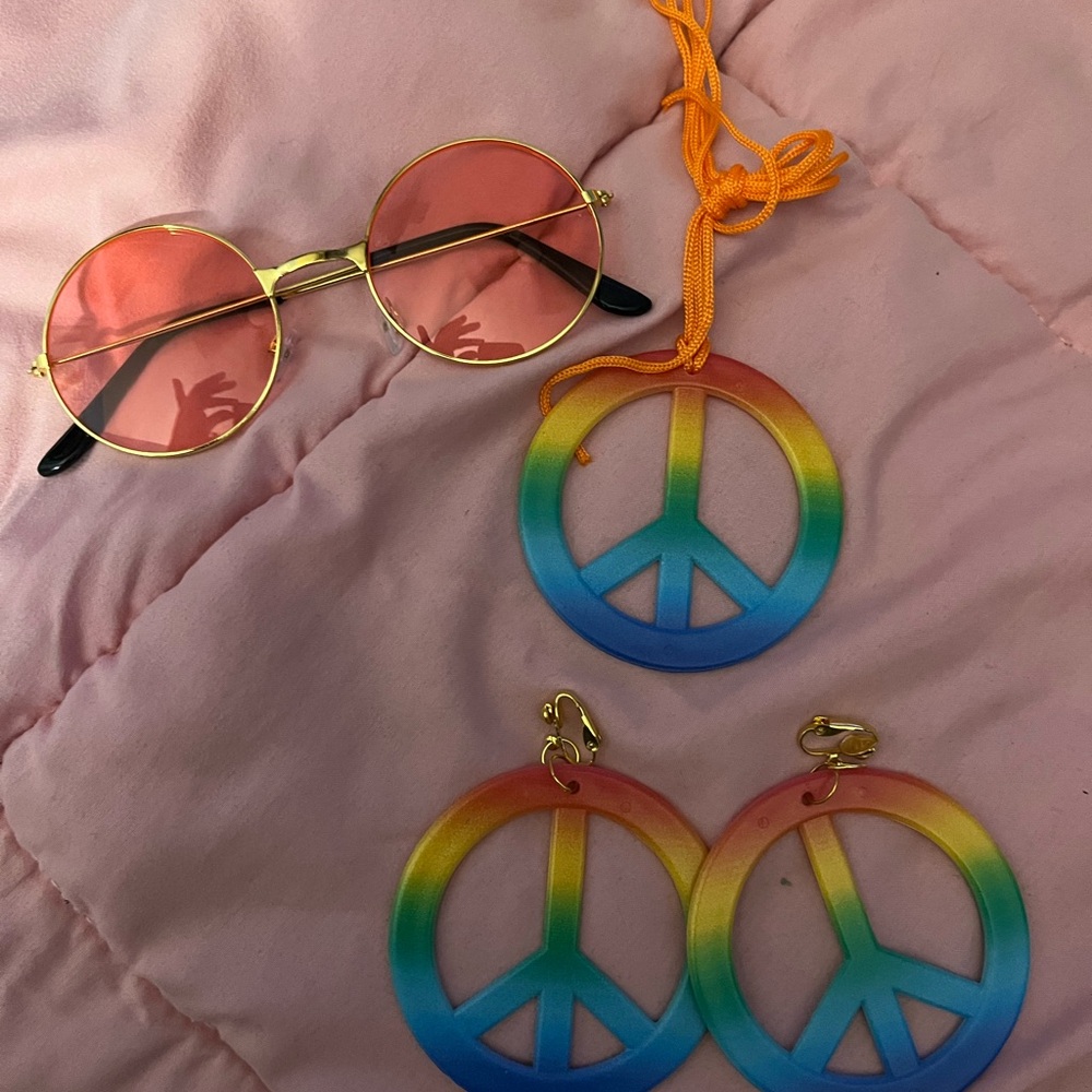Red and Orange Sunglasses with Retro Vibes